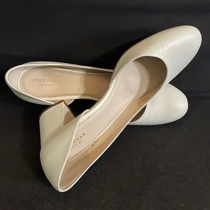 Vintage Cole Haan grand os women's white heel dress shoes, size 10B